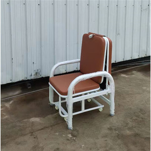 Pinyin Hospital Companion Chair <b>Folding</b> <b>Bed</b> 610x700x960mm Metal Frame Thickened Version For Medical Use - Product Image 4