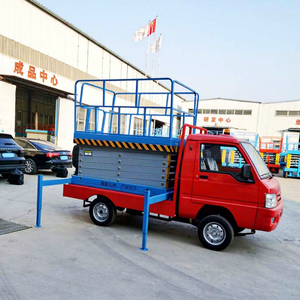 Chariot élévateur à ciseaux hydraulique KCCL, hauteur maximale 12 m, plateforme de construction en acier à moteur diesel pour travaux d'entretien - Product Image 2