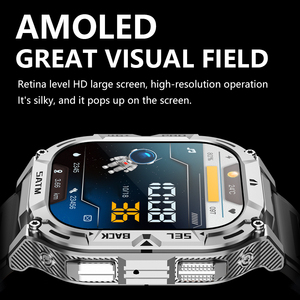 2025 mô hình mới nhất thời trang thông minh đồng hồ TWS Heart Rate thể Thao Màn Hình Smartwatch với GPS - Product Image 3