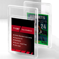 Dalle de Carte Gradée Ultra-Sonore Transparente 35PT Personnalisée en Acrylique pour Cartes à Collectionner, Étui Support de Classement, pour Dalles CGC PSA