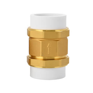 Válvula de Retención Vertical de Cobre, Válvula de Control de Flujo Inverso Unidireccional para Agua, Válvula de Retención de Latón PPR - Product Image 1