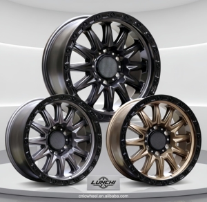 <strong>16</strong> 17 Inch Aluminum Alloy <strong>Wheels</strong> 5x150 6x114.3 6x139.7 for Tacoma Tundra Ranger Bronco Titan Ram 1500 GMC Sierra Chevy Silverado - Product Image 1
