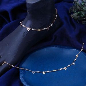 Chaîne de cheville au design élégant, bijou de mode délicat, chaîne de cheville tendance, bijou de pied stylé, accessoire cadeau élégant - Product Image 2