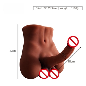 Dildo realistico a forma di torso maschile per donne, enorme pene morbido effetto pelle, grande masturbatore a forma di tronco maschile, prodotti per adulti per lei - Product Image 6