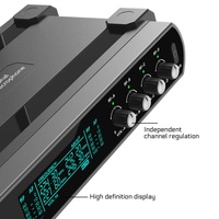 Système de micro sans fil UHF professionnel XTUGA K48 pour karaoké, microphone de conférence portable avec fonction de mise en sourdine automatique
