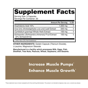 Suplemento Anabólico Avanzado para Hombres, Aumenta la Energía, el Crecimiento Muscular Magro y la Recuperación, 90 Cápsulas - Product Image 2