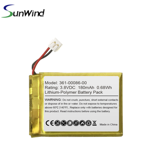 Batterie de remplacement rechargeable pour montre connectée <span class=keywords><strong>Garmin</strong></span> Forerunner 225 235 630, 735XT 361-00086-00 <span class=keywords><strong>GPS</strong></span> 3.8V 180mah, vente chaude - Product Image 2