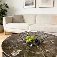 Table basse circulaire en marbre vert avec base en pierre, design moderne et luxueux, meubles en pierre naturelle, table d'appoint, table centrale