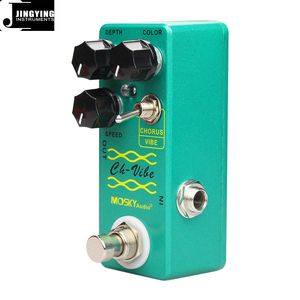 Jingying 2025 fábrica Mini pedales de guitarra serie CHORUS/VIBE Pedal de efecto de guitarra <span class=keywords><strong>el</strong></span>éctrica piezas y accesorios de guitarra - Product Image 3