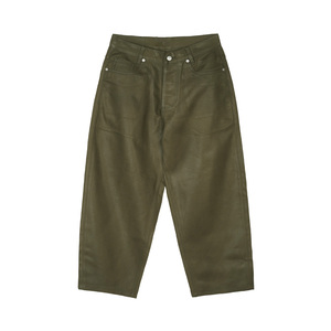 <span class=keywords><strong>Jean</strong></span> en denim ciré écologique de haute qualité pour homme, coupe baggy taille mi-haute, imprimé léopard, style streetwear hip-hop personnalisé, tendance 2026 - Product Image 3