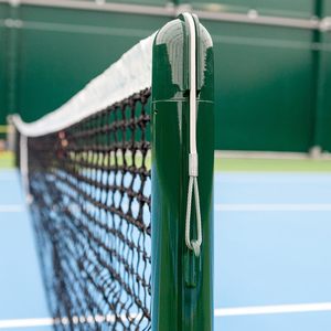 2025 Hot Bán Mô hình có thể gập lại PE + Sáp chuỗi Tennis Bóng Set mini Tennis Net xách tay đào tạo thực hành màu đen - Product Image 3