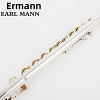 Elman Musical Instrument 17 Open Closed Hole White Copper Flute Silver Plated C- Key Tianjin Beginner Children Adult Students