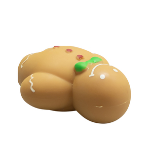 Jouets <span class=keywords><strong>anti</strong></span>-<span class=keywords><strong>stress</strong></span> en mousse PU en forme de bonhomme en pain d'épices pour enfants et adultes, avec logo personnalisé - Product Image 3