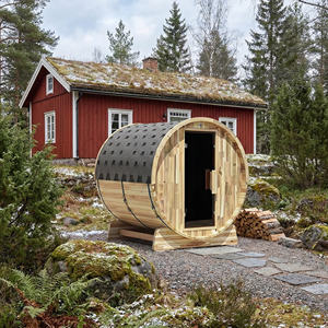 Sauna Exterior Moderna de Cedro Rojo para Villa y Parque, Ecológica y de Fácil Instalación - Product Image 6