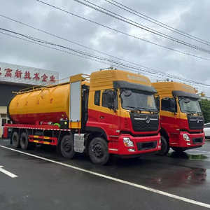 Camión Cisterna de Vacío Dongfeng Tianlong 8x4 con Bomba de Succión de Alto Caudal y Potencia para el Mantenimiento de Alcantarillado Municipal - Product Image 1