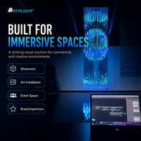 KTRLIGHT P41 3M Luz LED de Matriz 3D Compatible con TouchDesigner, Seguimiento de Manos Leap Motion, Instalación Interactiva