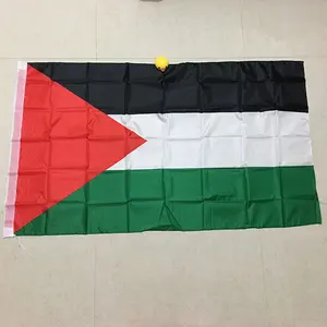 Fast delivery stock palestinian flag 3x5ft national flag of palestine