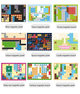 100 adet plastik manyetik yapı taşları kök duyusal inşaat çocuklar için manyetik küpler istifleme duyusal oyuncaklar Set Boys - Product Image 6