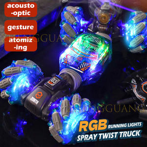 Coche de Acrobacias RC ZhengGuang de Doble Cara 4X4, Juguetes de Control Remoto para Niños, Coche RC con Control Manual por Gestos, con Música, Luces y Spray - Product Image 6