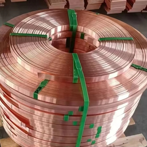 Dây đồng trần dẹt, chất liệu dây dẫn <span class=keywords><strong>CCA</strong></span>/CCS, dây cách điện tráng men, dây quấn - Product Image 1