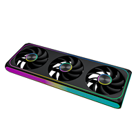 Kit de Ventiladores Enlazables AntarcChill Industrial de 360 mm, Ventiladores Interconectables ARGB PWM de Alta Velocidad de 120 mm para Sistema de Refrigeración por Agua de 360 mm