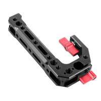 Poignée supérieure stabilisatrice en alliage d'aluminium FEICHAO avec pince pour tige de 15 mm pour cage de caméra DSLR