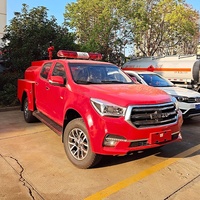 Camion de Pompiers et de Sauvetage ISUZU Pickup pour le Secours Forestier, Efficace et à Traction Intégrale (4 Roues Motrices)