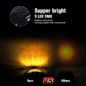 LOYO, luz intermitente ámbar de advertencia ahumada, luz Led para techo de cabina, marcador de luz superior, techos de coche, luz para camión, SUV, recogida F150 <span class=keywords><strong>Dodge</strong></span> RAM - Product Image 4
