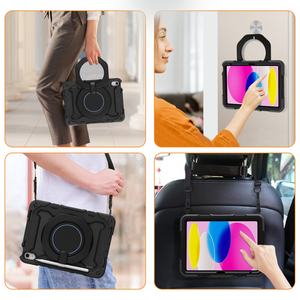 Funda Protectora Resistente para Tablet con Soporte para Lápiz, Soporte Plegable y Correa de Mano y Hombro para iPad 10.9 Pulgadas 2022 10ª Generación - Product Image 6