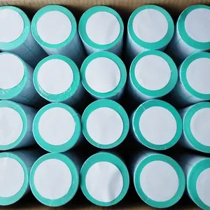 Full Color Printed Adhesive Plastic Thermal Label With Perforation Line Waterproof And For Shipping Barcode Identification