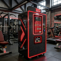 Máquina Expendedora de Café y Batidos de Proteínas Inteligente XG, Dispensador Automático de Proteínas de Suero para Gimnasio |   Control Remoto IoT, Kiosco con Certificación CE