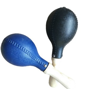 Wholesale Kid Wood Maracas Shaker Hand Rattle Percussion <b>Musical</b> <b>Instrument</b> Educational Toy for Grasp Sight Listen Training Toy - Product Image 1