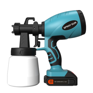 Pistola de Pulverización HVLP Inalámbrica de Alta Calidad con Batería de Litio de 2000 mAh, 800 ml, para Pintura Industrial con Alimentación a Presión - Product Image 1
