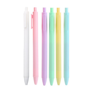 ปากกาเจลแบบกด หัวกระสุน พลาสติก ใช้ในสำนักงานและโรงเรียน สไตล์มาการอง - Product Image 5
