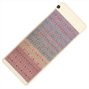 Luxuryade A063 Bio kızılötesi isıtmalı ametist kristal Mat gökkuşağı 8 değerli taşlar PEMF foton kırmızı işık terapi yatak - Product Image 1