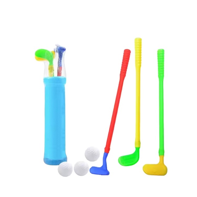 Wholesale Luxury Custom Cheap Sale Children's Kids Plastic Toys Club Complete Leisure Sports Mini Golf Set