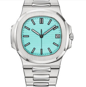 Montre mécanique pour homme Pate Philippe de qualité supérieure, luxe, PPF/VSF Factory, acier inoxydable, verre saphir, 8,3 mm, Tiffann 5711 - Product Image 2