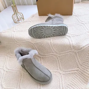 הסיטונאי החדש הכי פופולרי נשים קלאסי מגפיים קרסול פרווה חורף חומות שלג לנשים - Product Image 3