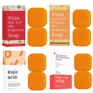 High Quality Kojic Acid Papaya Carrot Lemon Ginger Tumeric <b>Soap</b> 100g Whitening Face <b>Soap</b> Handmade Moisturising <b>Soap</b> - Product Image 5