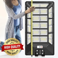 Farolas Solares Todo en Uno de Alta Potencia Para Exterior Lámpara Solar IP66 Impermeable Proyector Solar con Control Remoto