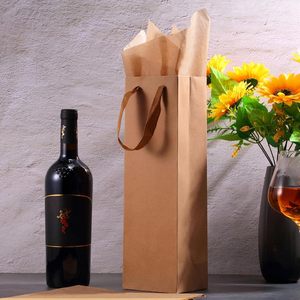 OEM/ ODM Custom Luxury Paper <strong>Prime</strong> Branded Packing Liquor Whisky Wine Alcohol <strong>Bottle</strong> Gifts Bags with Handles for Single <strong>Bottle</strong> - Product Image 4