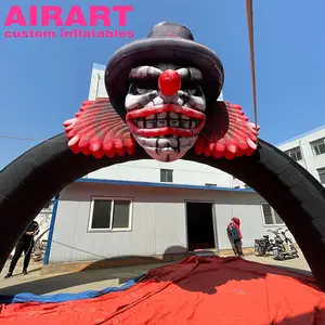 1 Hanging inflatable clown head, Inflatable Witch head,blow up clown head monster