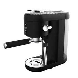 En iyi ev İtalyan elektrikli makine manuel taşınabilir Espresso kahve makinesi ile süt köpürtücü