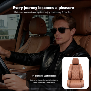 Asientos de Cuero de Diseño <span class=keywords><strong>Maybach</strong></span> con Ajuste OEM 1:1 para Benz GLS450 GLS580 |   Mejora Interior Premium Impermeable y Resistente al Desgaste - Product Image 5