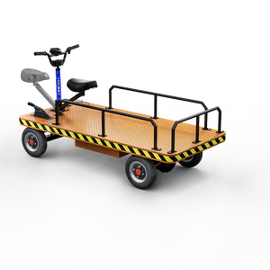 Транспортная тележка 1 тонна, четырехколесная, электрическая, для оптовой торговли, логистики, перемещения грузов, большая, устойчивая - Product Image 5