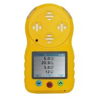 Detector de Gases Múltiple Portátil, Detección Industrial por Difusión, Detecta Simultáneamente Cuatro Gases Tóxicos y Dañinos, Protección IP66