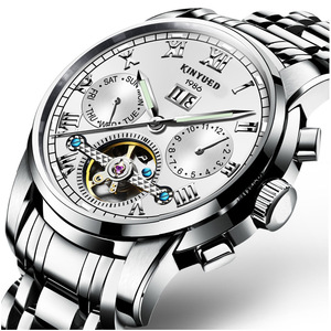 KINYUED 9014 prêt à expédier élégant Design de qualité supérieure Original meilleure vente personnalise les hommes Quartz <span class=keywords><strong>Watcher</strong></span> bande en acier inoxydable - Product Image 3