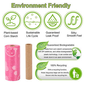 Nuevas Bolsas Biodegradables para Desechos de Mascotas, Bolsas para Excremento de Perro a Granel, Bolsas Biodegradables con Aroma, Bolsas para Desechos de Gato, Dispensador de Bolsas para Excremento de Perro, Regalos - Product Image 3