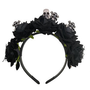 Festival Party Mexicain Floral Bandeau Costume Halloween Squelette Main Jour Mort Bandeau - Product Image 1