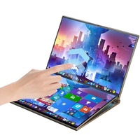 Ordinateur portable professionnel 16 pouces à double écran I5-12450H pour le bureau, les finances et le trading, stockage SSD ; Ordinateur portable de jeu haute définition de qualité étudiante
